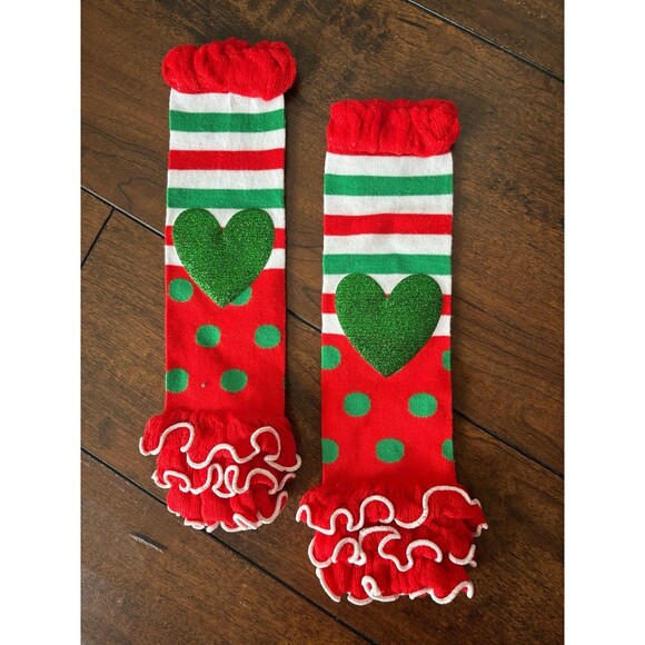 3pcs Newborn Baby Infant Girls 1st Christmas Leggings Tutu Dress Costume Outfits - Picture 5 of 7